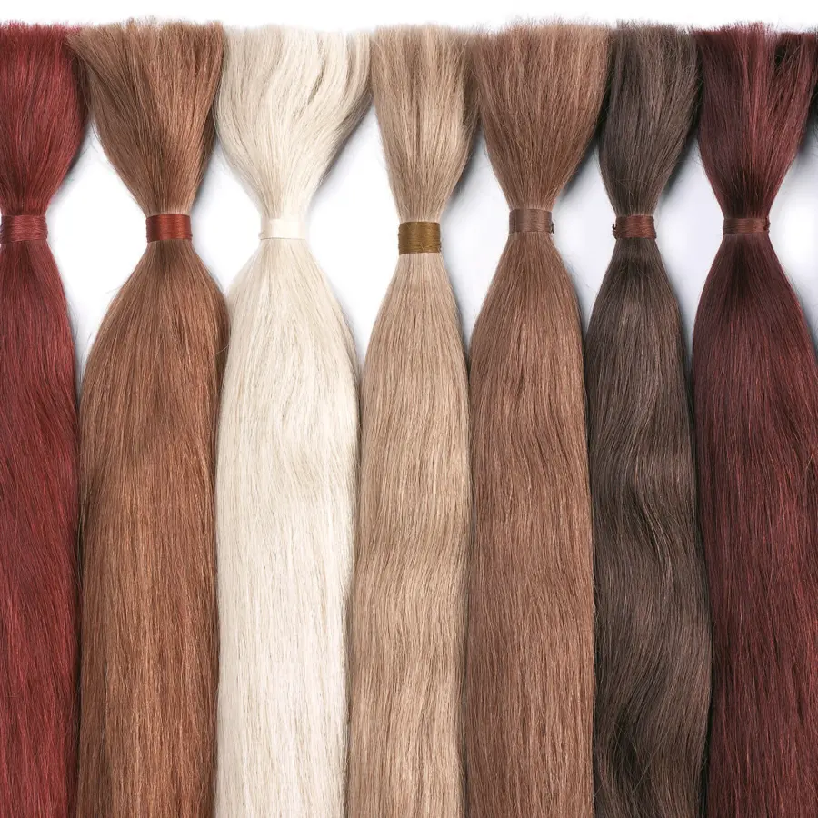 Extension capelli sfusi naturali lisci metodo remy colori assortiti MXL