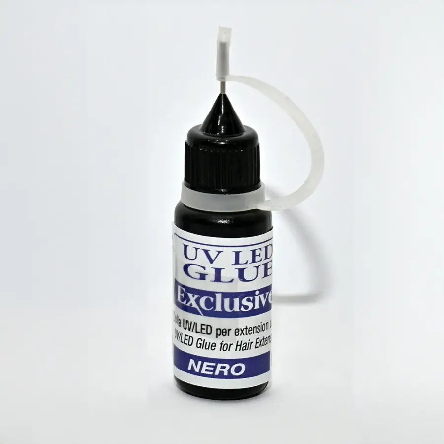 Colla UV LED tonalità castano medio per montaggio professionale extension.