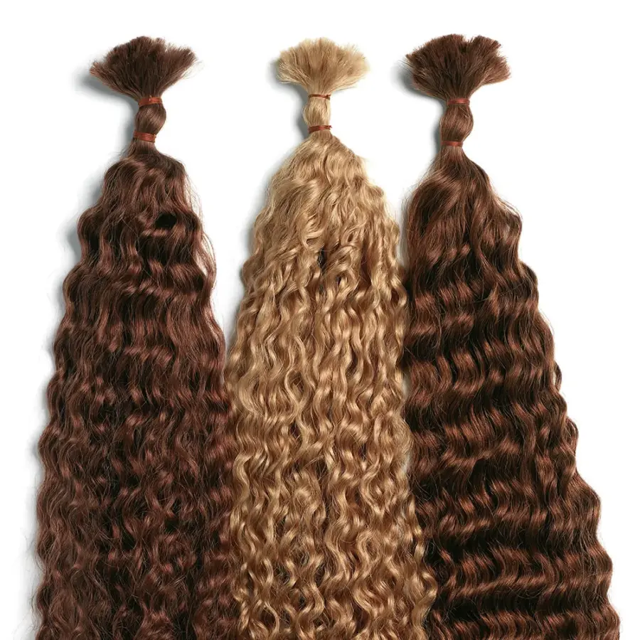 Extension capelli naturali ricci permanente di qualità remy MXL